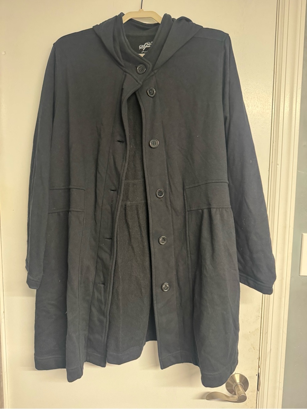 Style & Co. Sport Black Hooded Jacket 3X